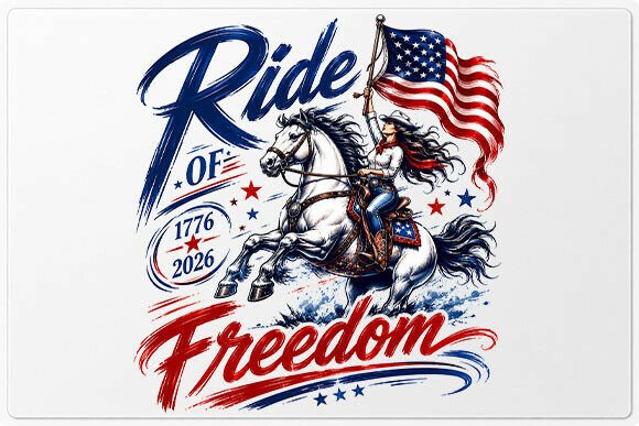 Download Ride of Freedom PNG American Flag Rider - Rider Collection
